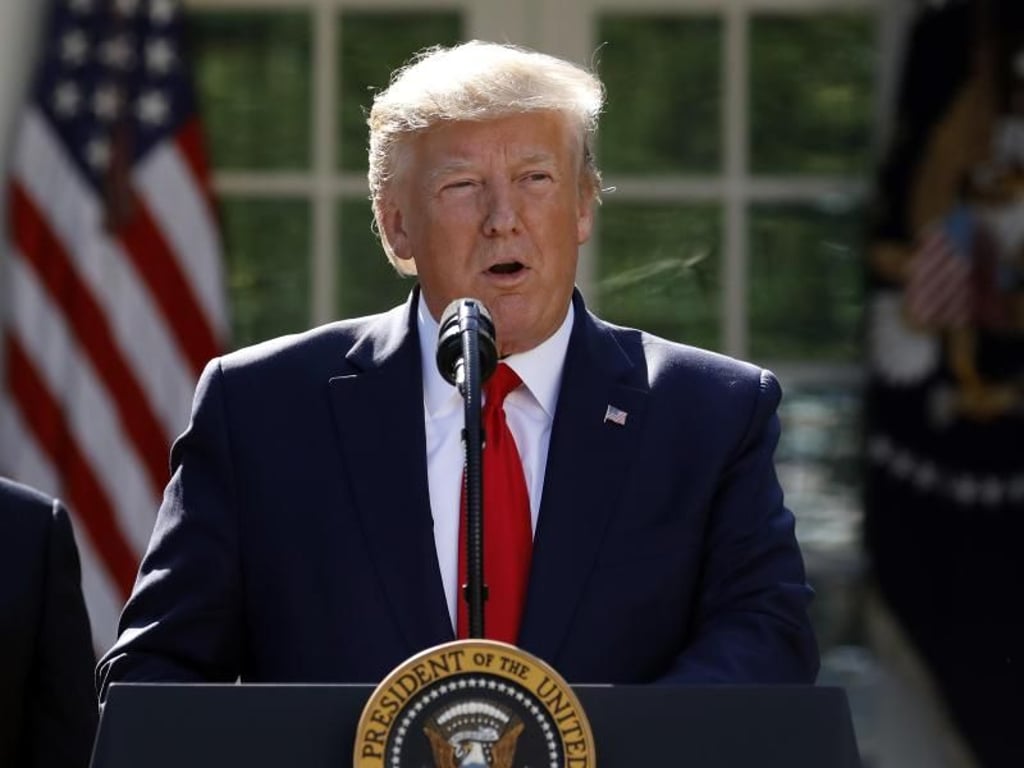 Trump sagte wegen Hurrikan «Dorian» seine fürs Wochenende geplante Reise nach Polen ab. Foto: