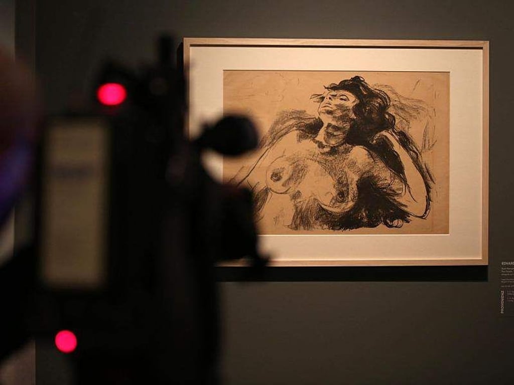 Die «Liegende» von Edvard Munch. Foto: Oliver Berg