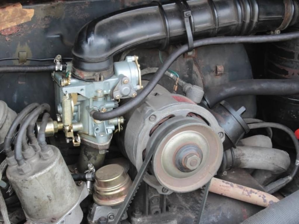 Kein starker Boxer: Der 1,5-Liter-Boxermotor leistet lediglich 32 kW/44 PS. Foto: Thomas Geiger
