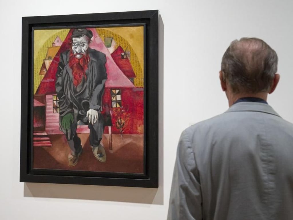 Marc Chagall, Der Jude in Hellrot, 1915. Foto: Patrick Straub