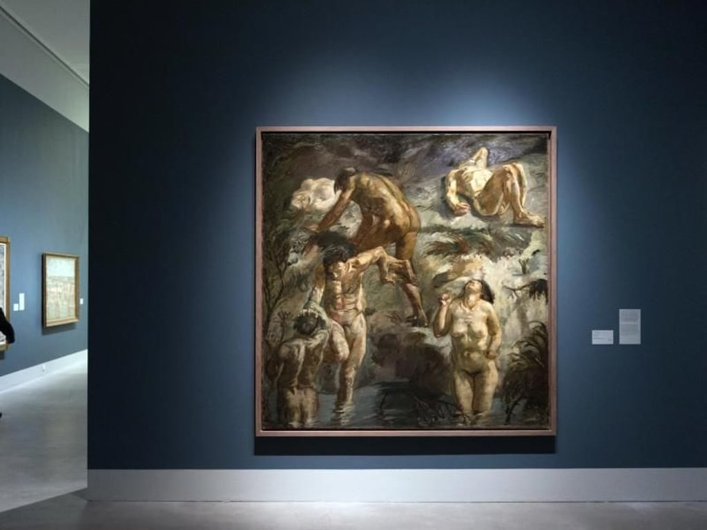 Beckmanns "Sintflut" von 1908 in der Berlinischen Galerie. Foto: Soeren Stache
