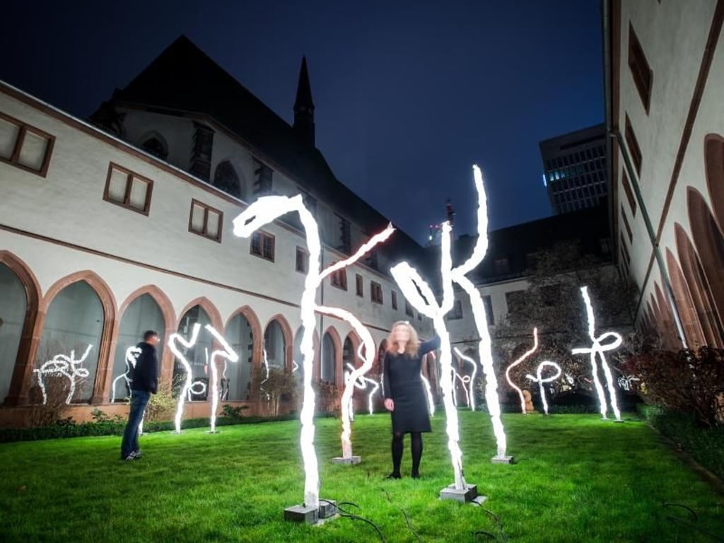«InnenLICHTarchitektur» im Kloster. Foto: Alexander Heinl