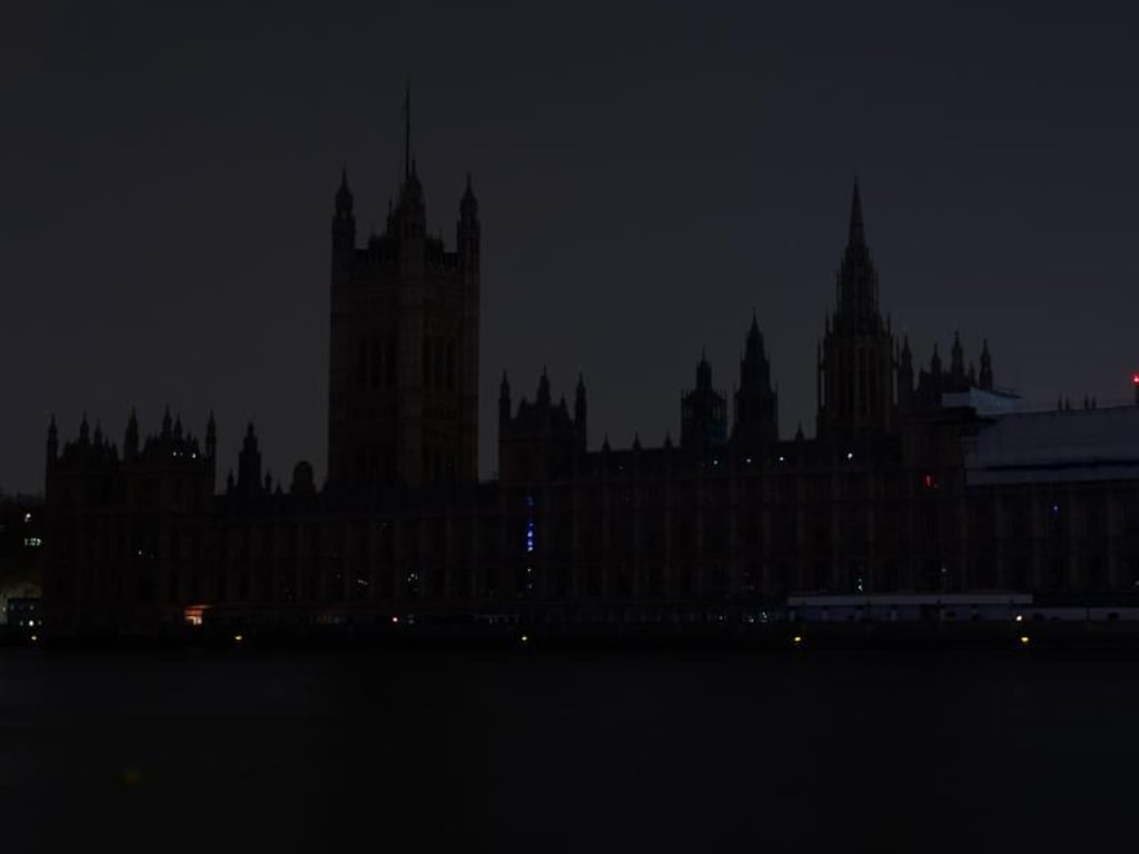 Im Palace of Westminster sind die Lichter ausgegangen. Foto: David Parry/PA