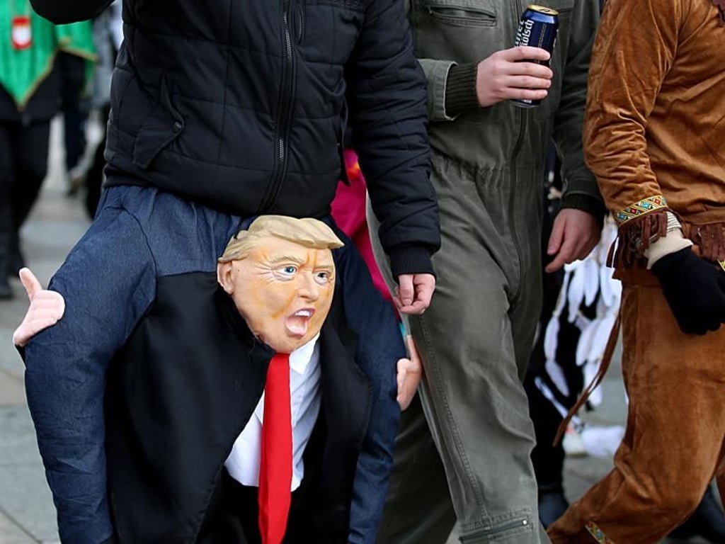 Auch originell: Trump im Schritt. Foto: Oliver Berg