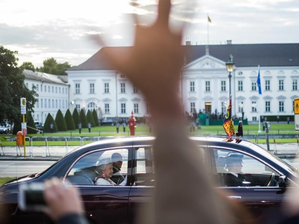 Königin Elizabeth II. und Prinz Philip bei ihrem Deutschland-Besuch. Foto: Lukas Schulze