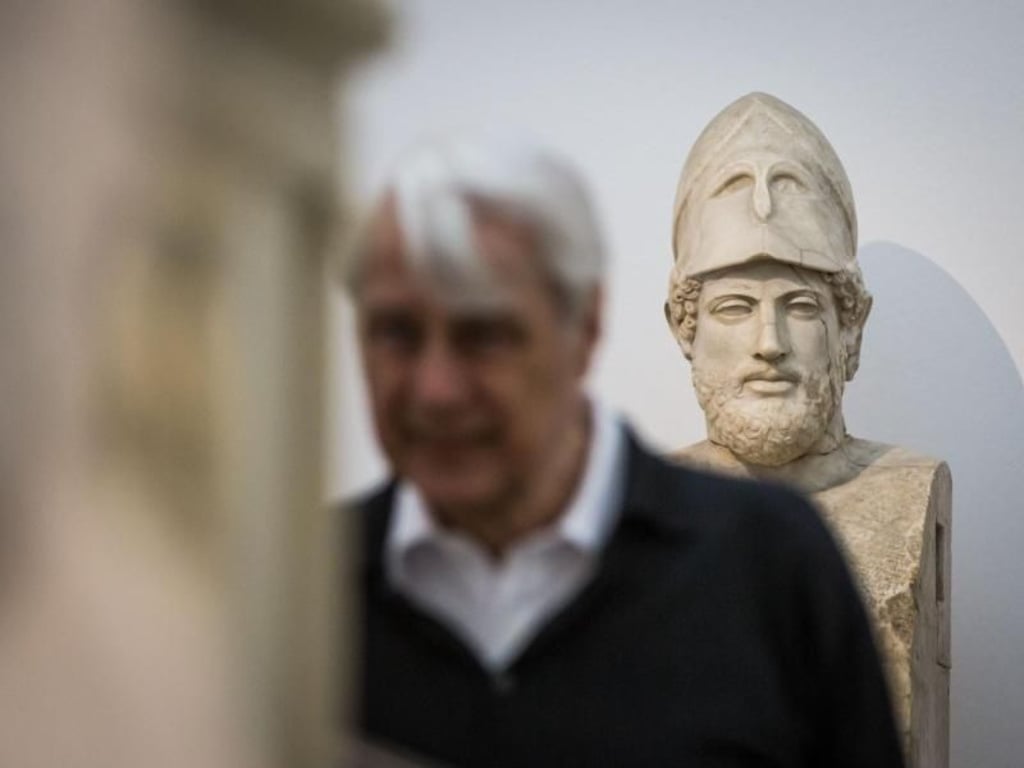 Der enthüllte Perikles. Foto: Frank Rumpenhorst
