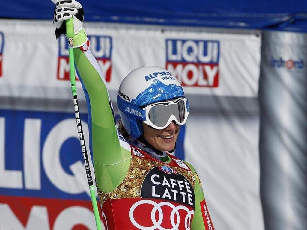 Die Slowenin Ilka Stuhec hat den Abfahrts-Gesamtweltcup gewonnen. Foto: Brennan Linsley