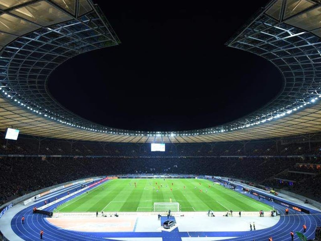 Hertha BSC bleibt vorerst weiter im Olympiastadion. Foto: Rainer Jensen