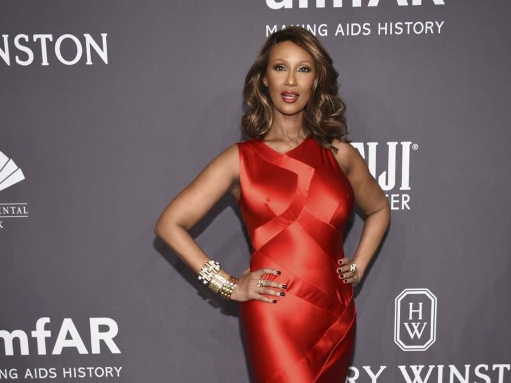 Iman, die Witwe von David Bowie, ist Stammgast bei der «amfAR-Gala» in New York. Foto: Evan Agostini/Invision