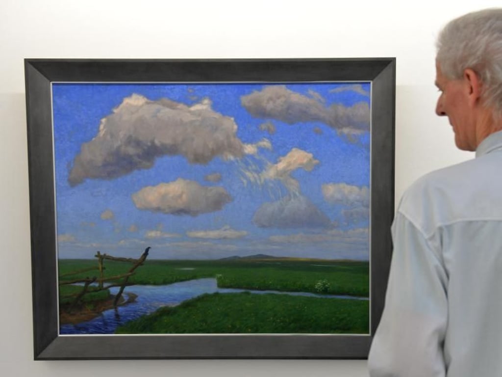 «Der Moorgraben» von Heinrich Vogeler in der Ausstellung. Foto: Carmen Jaspersen