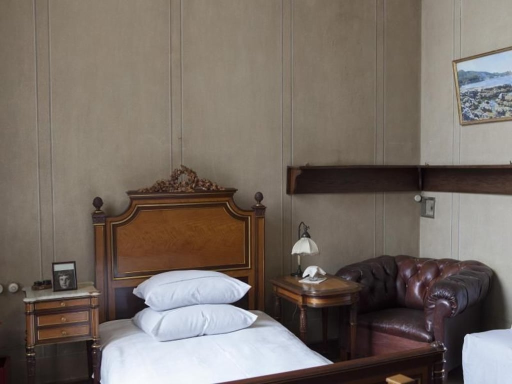 Das Schlafzimmer des russischen Schriftstellers Maxim Gorki in der Villa Rjabuschinski. Foto: Emile Alain Ducke