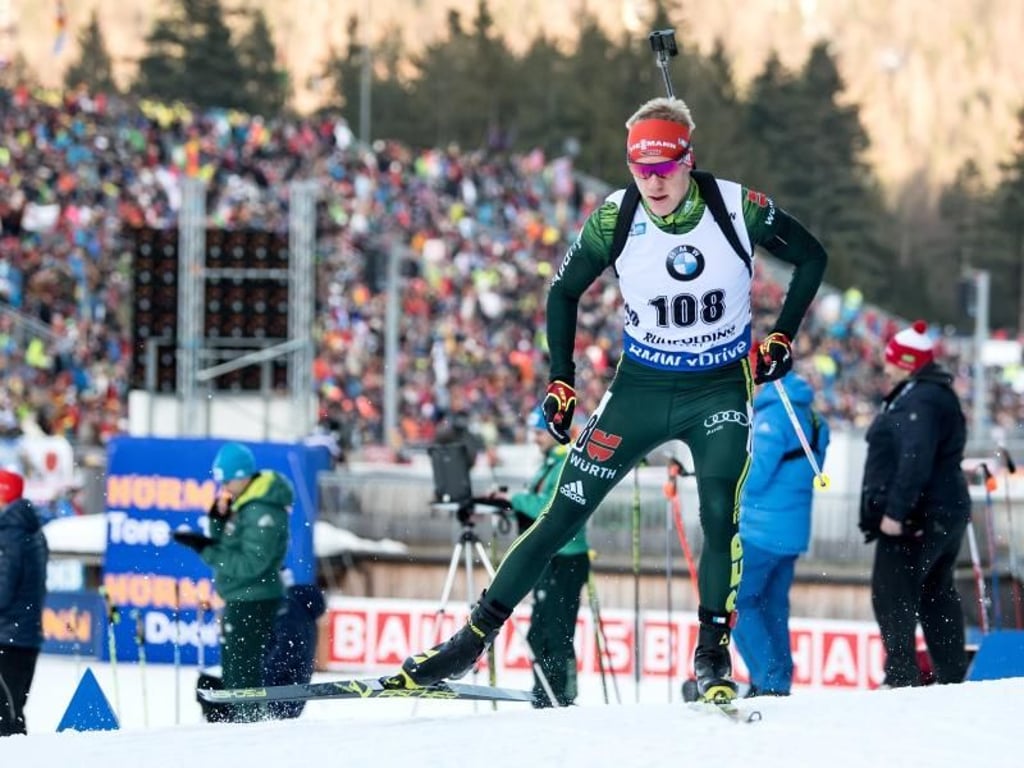 Roman Rees hat bei seinem Heim-Weltcup in Ruhpolding knapp das Podium verpasst. Foto: Sven Hoppe