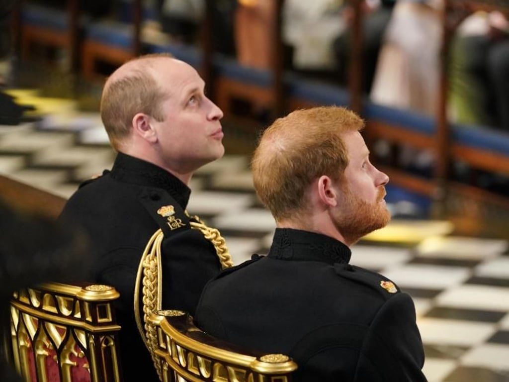 Harrys Trauzeuge war sein Bruder William. Foto: Dominic Lipinski/PA Wire