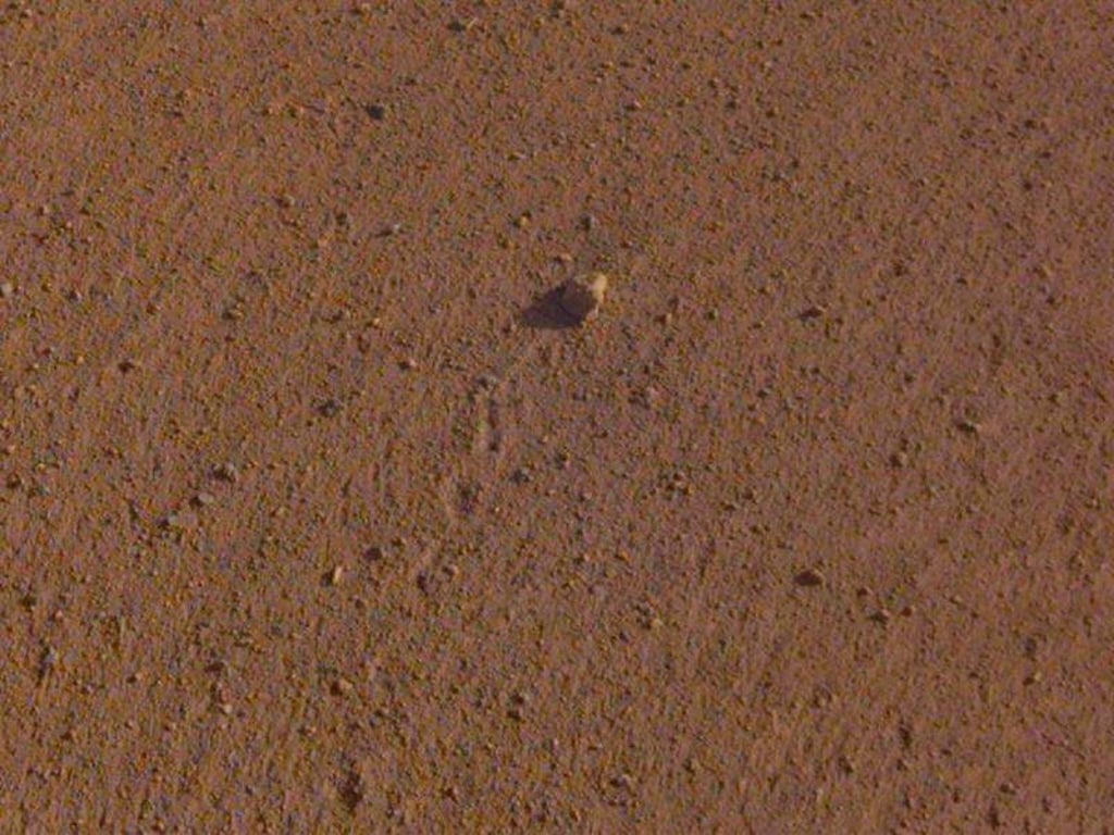 Er ist klein und er rollt: der «Rolling Stones Rock». Foto: NASA/JPL-Caltech
