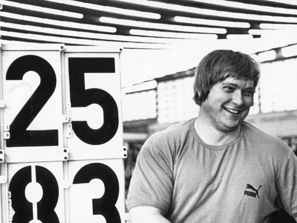 Auch der frühere Kugelstoßer Gerhard Steines hat über die Einnahme von Anabolika in seinem Blog berichtet. Foto von 1975: Wilhelm Bertram Foto: Wilhelm Bertram