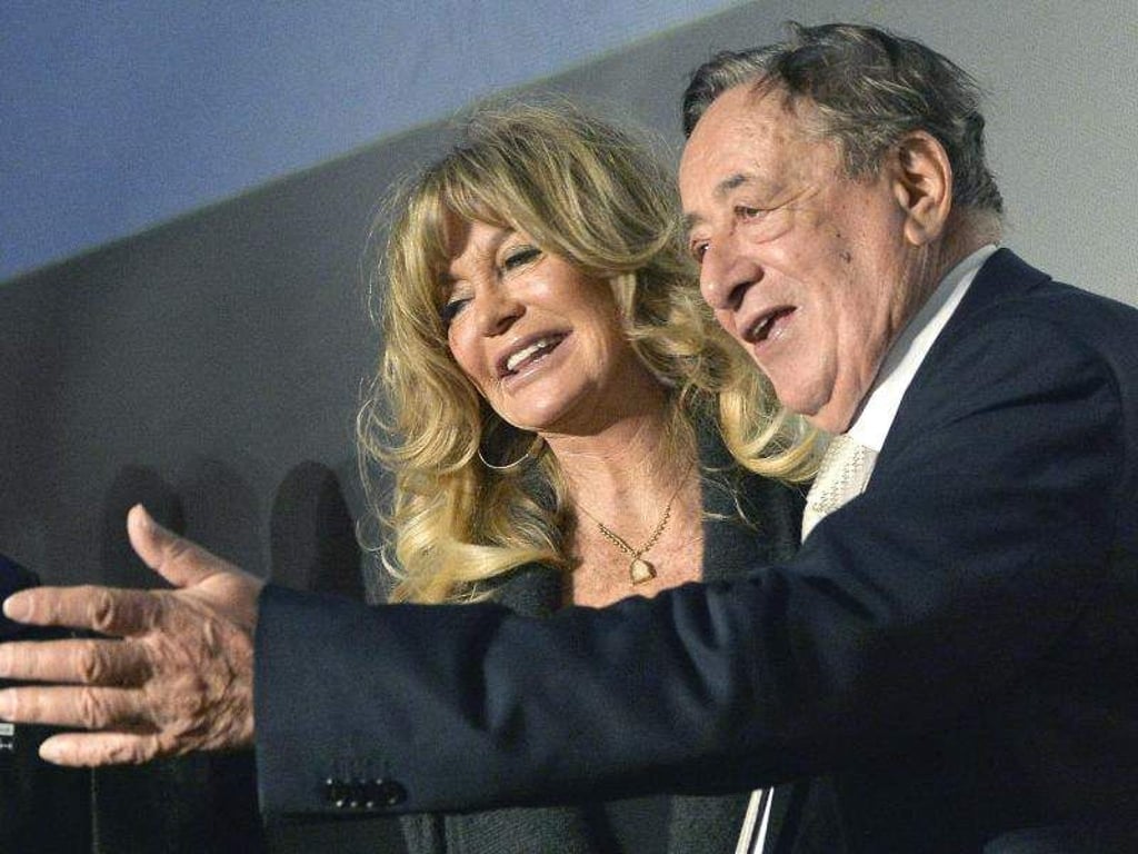 US-Filmstar Goldie Hawn und der österreichische Unternehmer Richard Lugner freuen sich auf den Opernball. Foto: Herbert Pfarrhofer