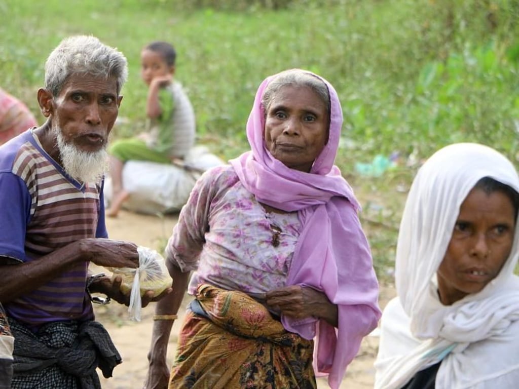Etwa 300 000 Rohingya sind nach neuesten Schätzungen aus Myanmar ins bitterarme Nachbarland Bangladesch geflohen. Foto: Nazrul Islam