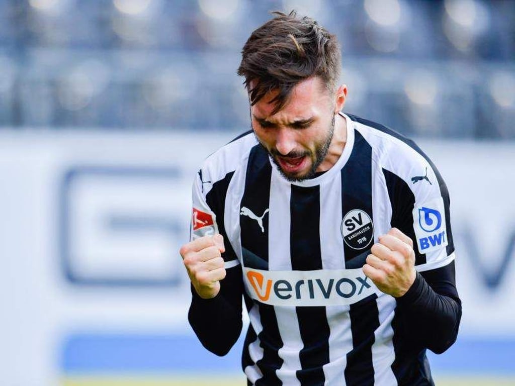 Will künftig in Nürnberg über Tore jubeln: Fabian Schleusener. Foto: Uwe Anspach