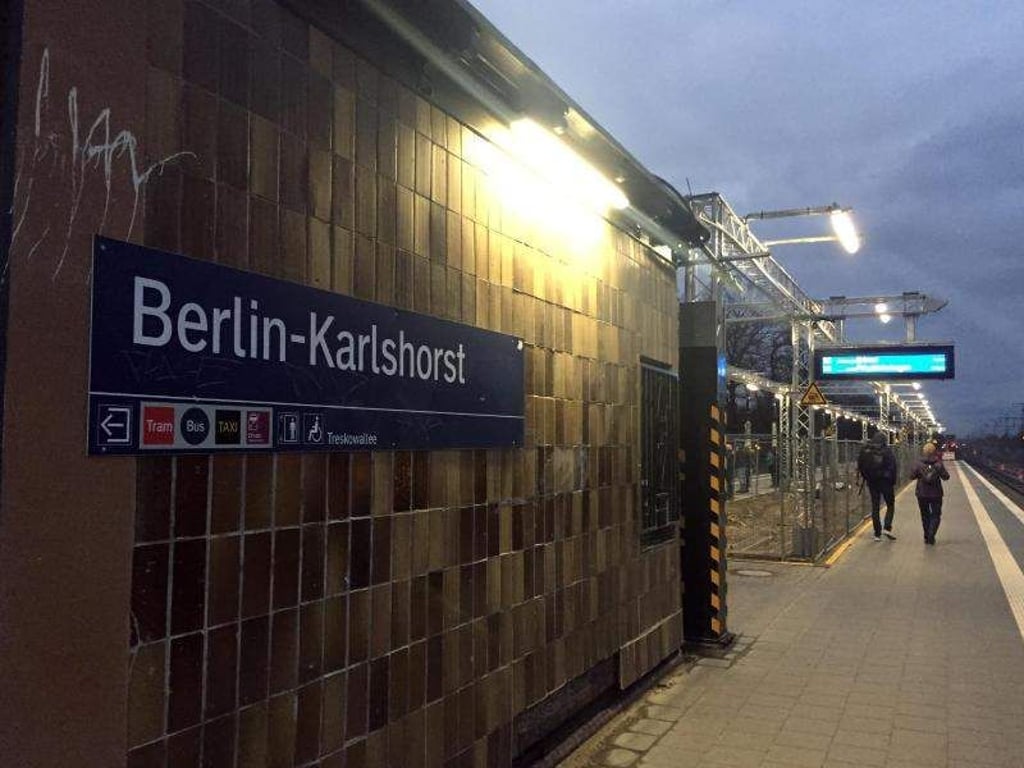 Der S-Bahnhof Berlin Karlshorst. Foto: Fabian Fuchs