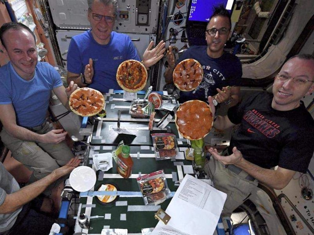 Pizza im Anflug. Foto: NASA