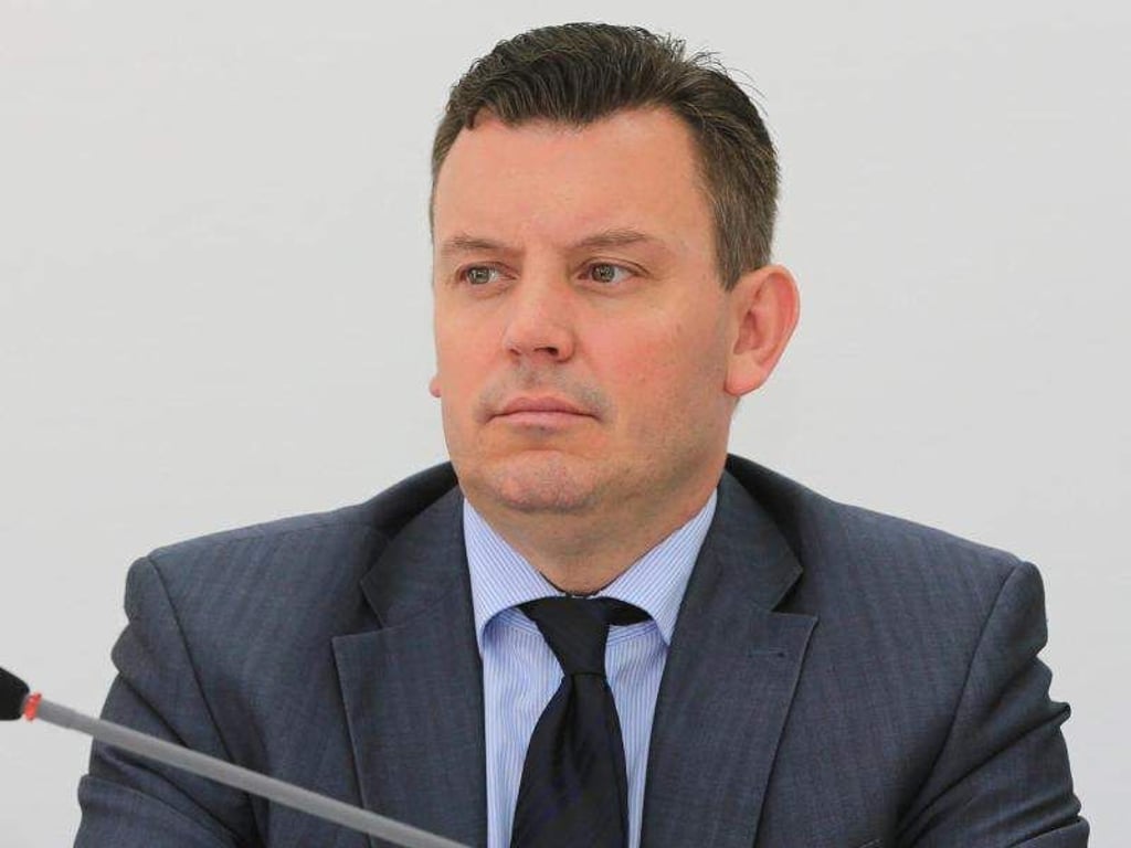 Sachsen-Anhalts Finanzminister André Schröder (CDU). Foto: Peter Gercke/Archiv