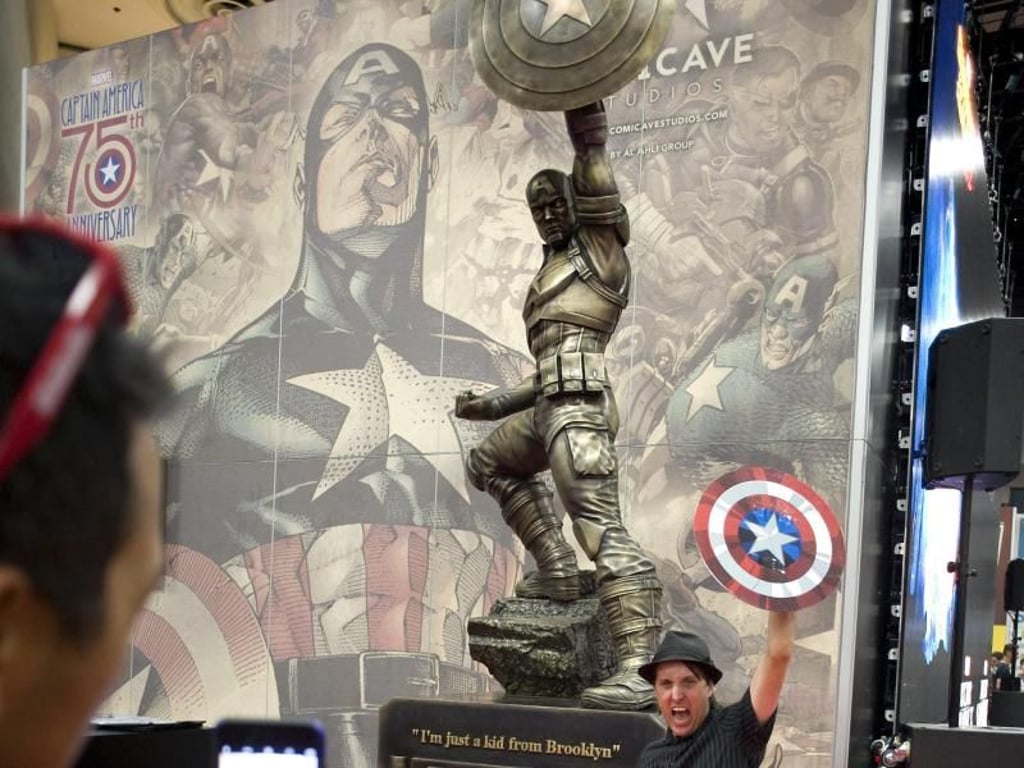 Captain America hat ein eigenes Denkmal bekommen. Foto: David Maung