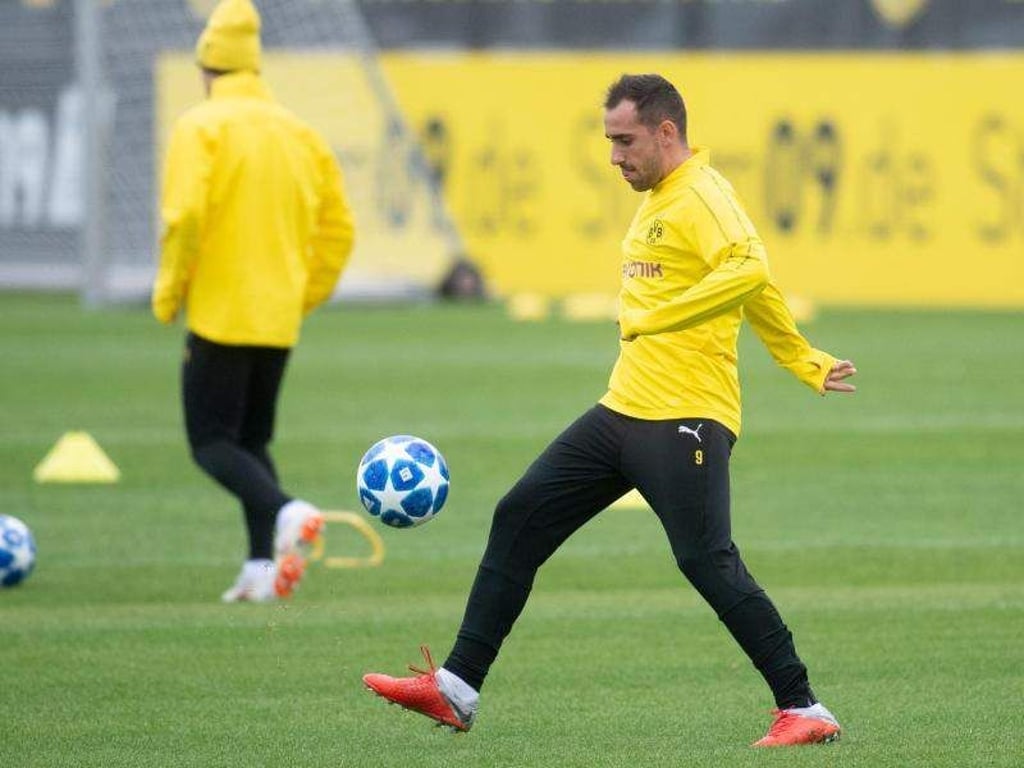 Paco Alcácer könnte im Pokalspiel gegen Union Berlin wieder für den BVB auflaufen. Foto: Bernd Thissen
