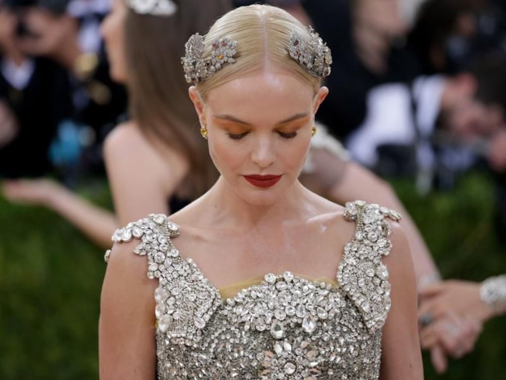 Wie ein scheues Reh: Kate Bosworth bei der Gala in New York. Foto: Justin Lane