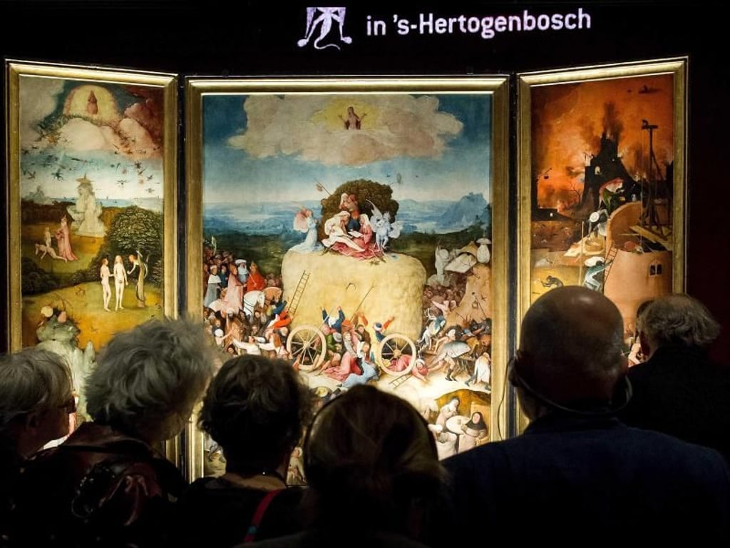 Faszinierendes Wimmelbild: «Der Heuwagen» von Hieronymus Bosch in Den Bosch. Koen Van Weel Foto: Koen Van Weel