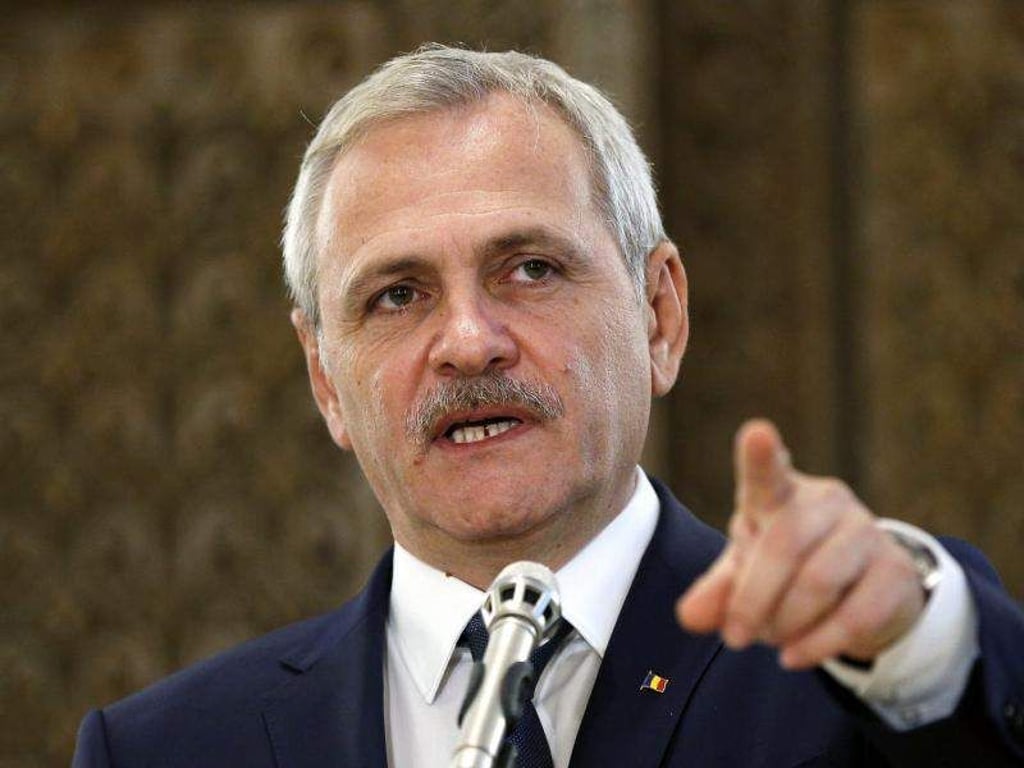 Er steht im Mittelpunkt des Konflikts zwischen Rumänien und der EU: Liviu Dragnea, vorbestrafter Vorsitzender der Regierungspartei PSD. Foto: Robert Ghement/EPA