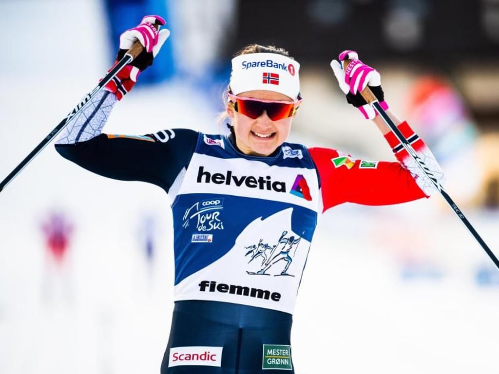 Ingvild Flugstad Östberg siegte in Val di Fiemme. Foto: Fredrik Varfjell/Bildbyran via ZUMA Press