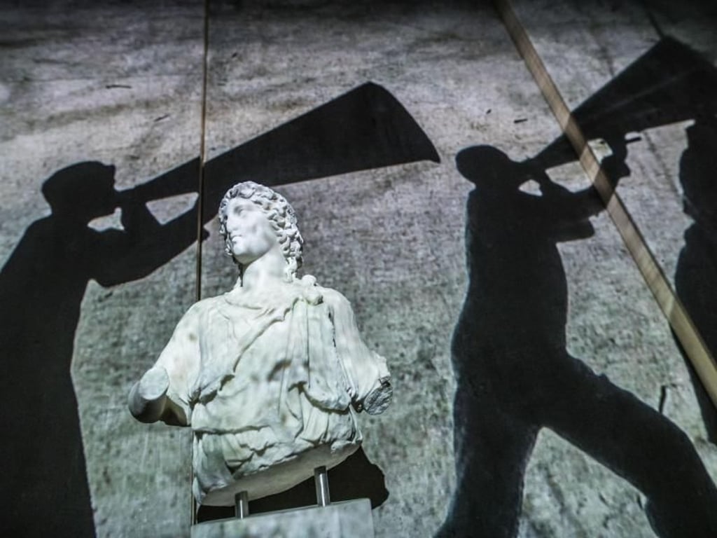 Eine Video-Installation des südafrikanische Künstlers William Kentridge. Foto: Frank Rumpenhorst