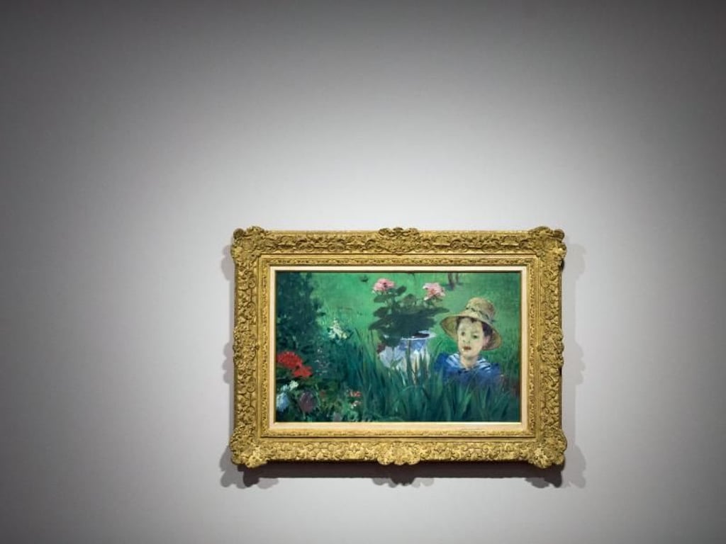 "Junge mit Blumen" (1876) von Edouard Manet in der Bundeskunsthalle in Bonn. Foto: Rolf Vennenbernd