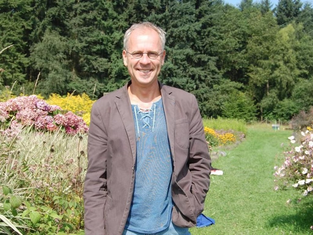 Lutz Kosack ist einer der Initiatoren der Essbaren Stadt Andernach. Foto: Christoph Maurer