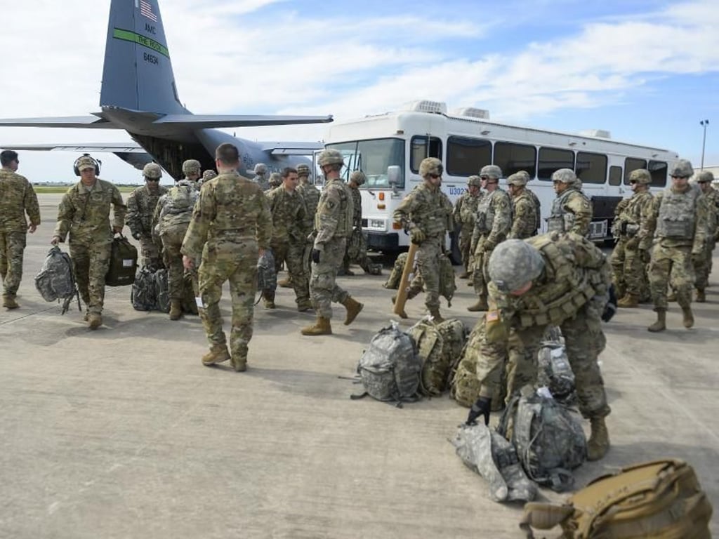Operation «Faithful Patriot»: US-Präsident Trump schickt Tausende Soldaten an die GRenze zu Mexiko. Foto: Senior Airman Alexandra Minor/U.S. Air Force/AP