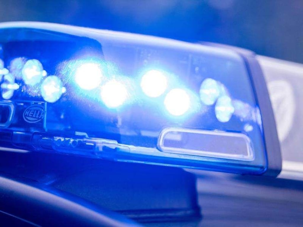 Ein Blaulicht leuchtet an einer Polizeistreife. Foto: Lino Mirgeler/Archiv