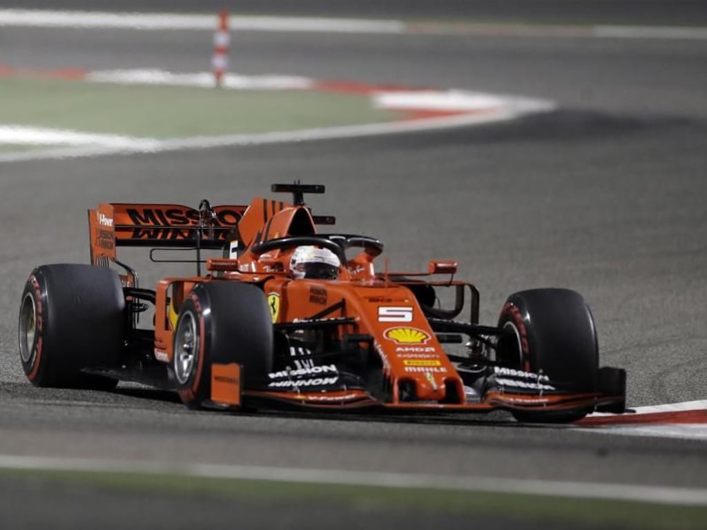 Sebastian Vettel musste sich mit Platz fünf begnügen. Foto: Luca Bruno/AP