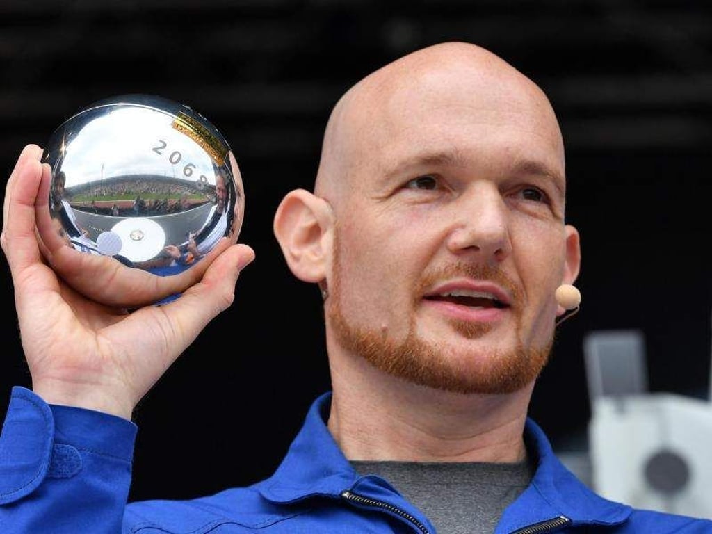 «Wir fliegen nicht zum Mond, weil der so schön lebenswert ist»: Alexander Gerst. Foto: Martin Schutt
