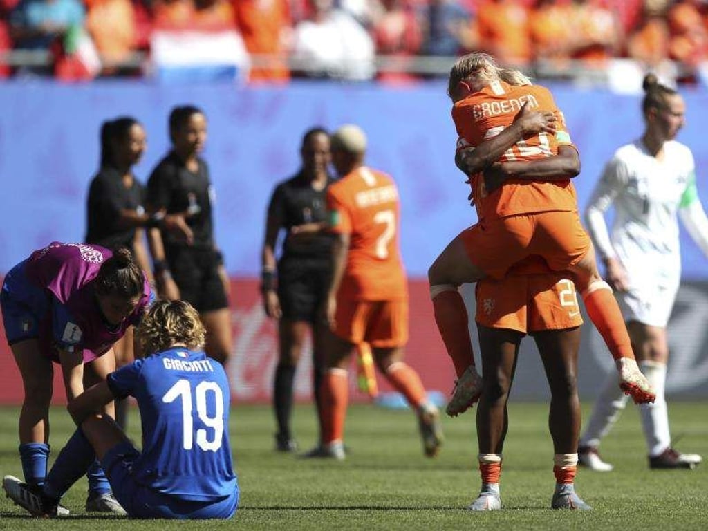 Die Niederländerinnen stehen erstmals in einem WM-Halbfinale. Foto: Francisco Seco
