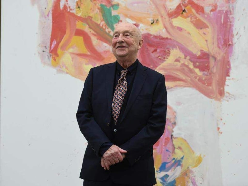 Georg Baselitz hat der Münchner Pinakothek der Moderne sechs Riesengemälde und eine Skulptur geschenkt. Foto: Felix Hörhager