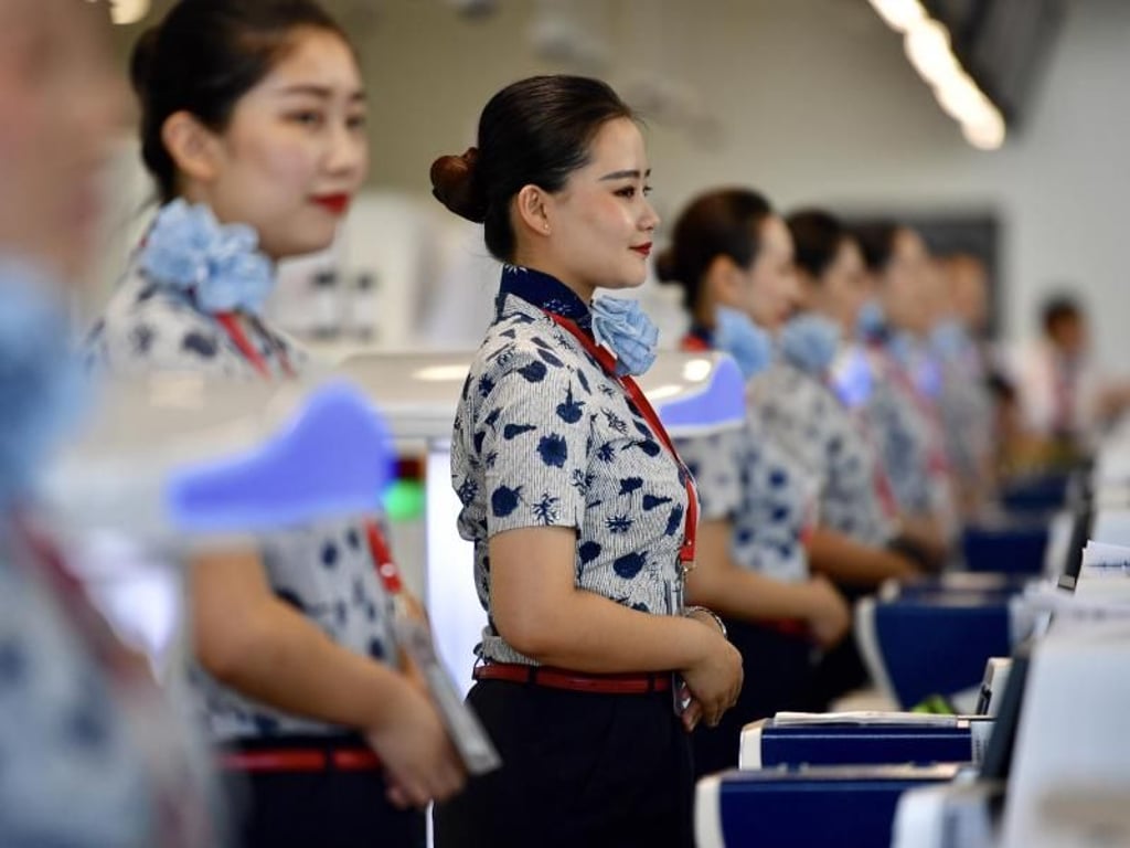 Der neue Flughafen wurde in den Staatsmedien als Zeichen für Chinas Leistungsfähigkeit und Wachstum gefeiert. Seine Eröffnung erfolgte wie geplant rechtzeitig zum 70. Jahrestag der Gründung der Volksrepublik. Foto: Hei Jianjun/Imaginechina via ZUMA Press