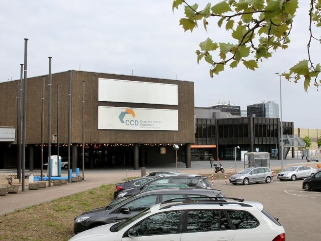 Das Congress Center Düsseldorf: In diesem Gebäude soll das Strafverfahren um die Loveparade-Katastrophe stattfinden. Foto: Roland Weihrauch