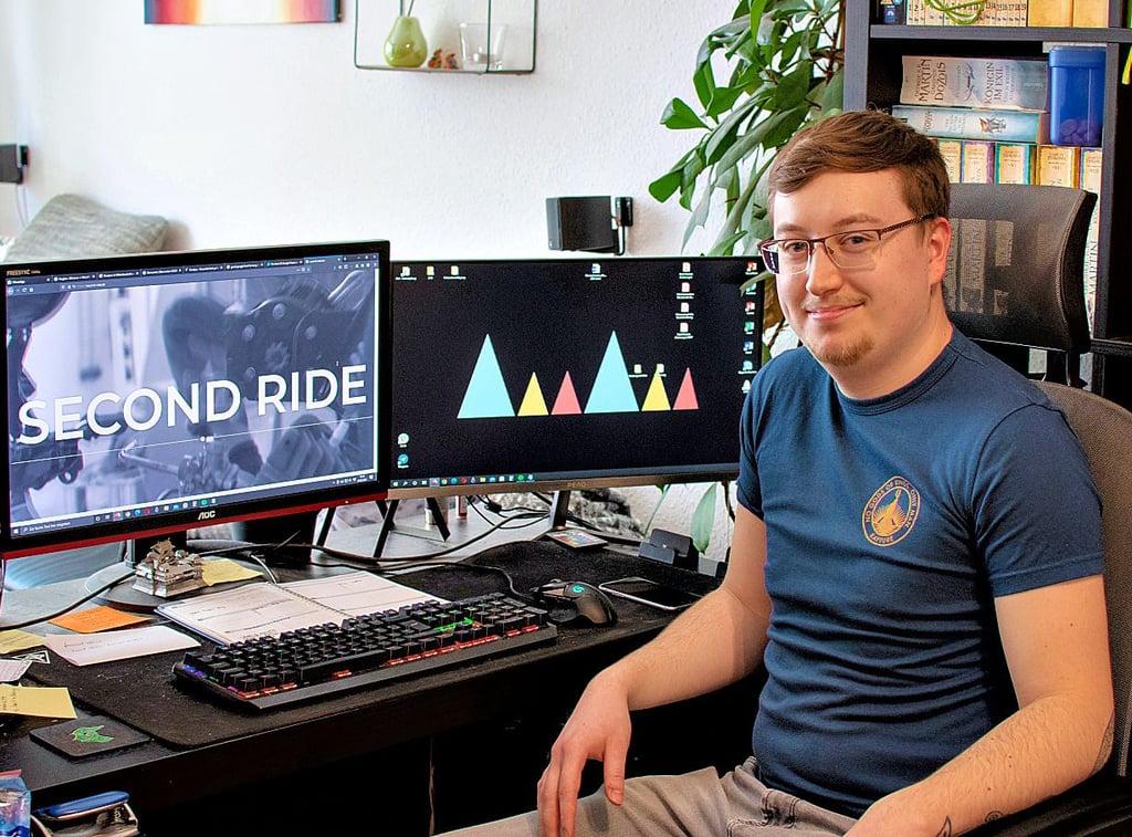 Lukas Woetzel aus Halle hat mit zwei Kommilitoninnen die Webseite des Projekts erstellt.