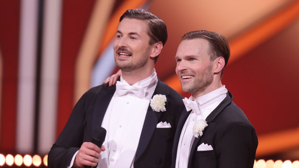 Nicolas Puschmann (l) und Profitänzer Vadim Garbuzov müssen die RTL-Tanzshow "Let's Dance" verlassen.