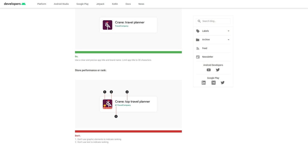 Darf's ein bisschen weniger sein? Google sagt ganz klar ja und schreibt Entwicklern bald stringente, schnickschnackfreie und unmissverständliche Logos sowie Namen für ihre Apps vor.