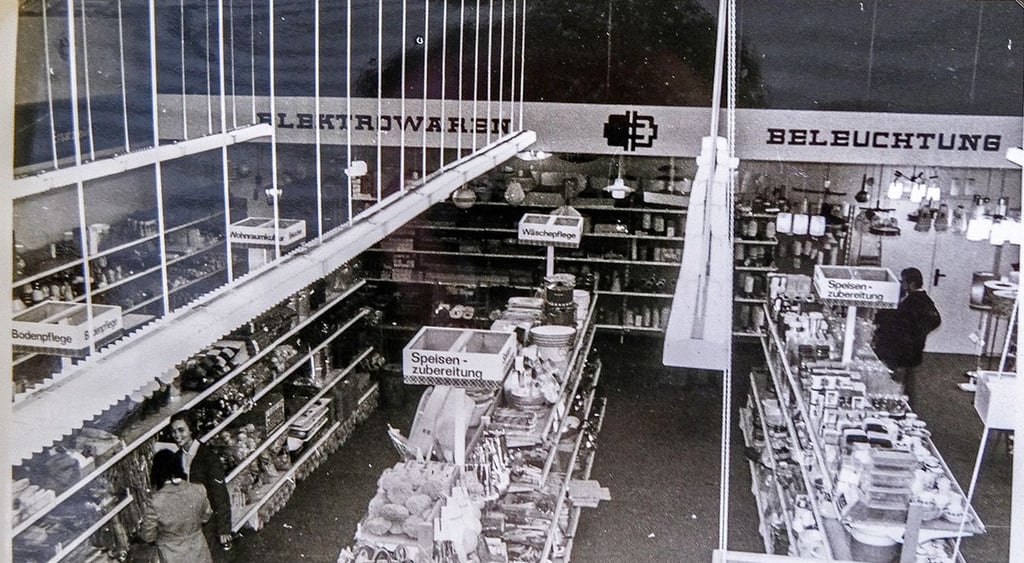 So sah das HO-Geschäft zu DDR-Zeiten aus.