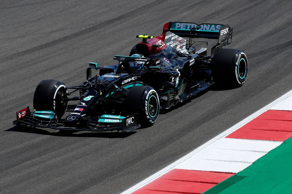 Schnellster im ersten Training in Portugal: Mercedes-Pilot Valtteri Bottas.