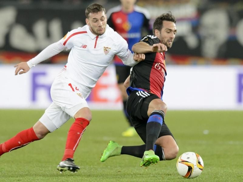 Der FC Sevilla erkämpfte sich beim FC Basel ein 0:0-Unentschieden. Foto: Laurent Gillieron