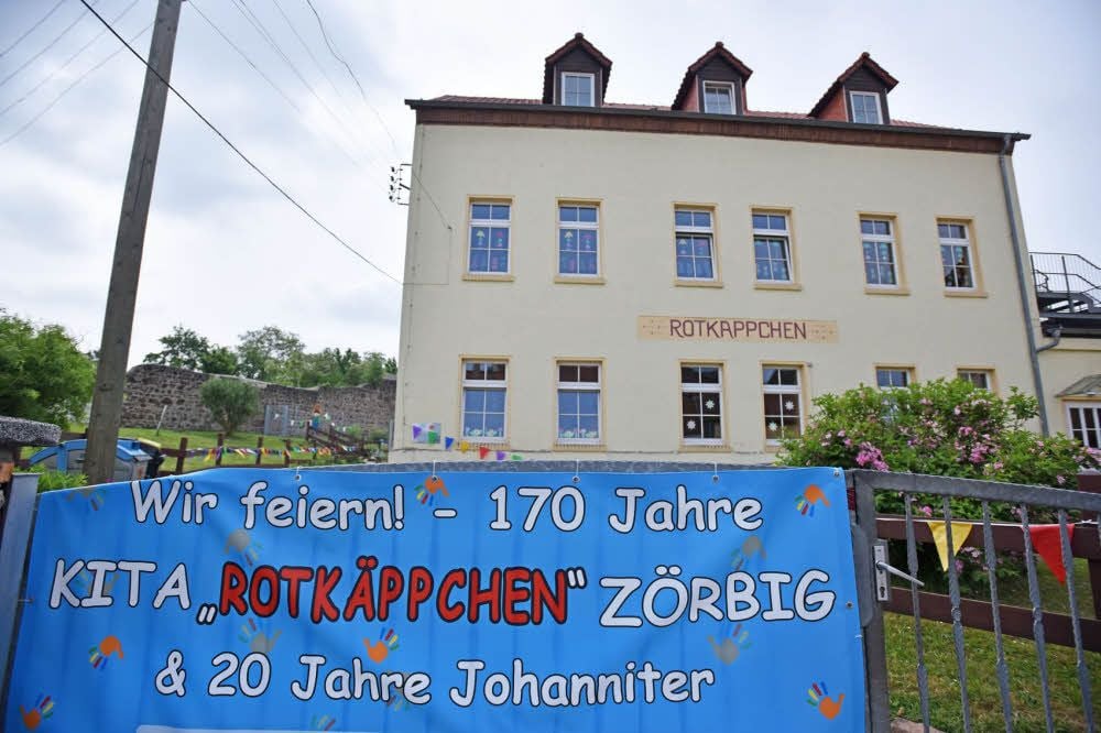 Die Kita Rotkäppchen in der Hohen Straße ist heute für 80 Mädchen und Jungen der Anlaufpunkt für ein interessantes Kinderleben.