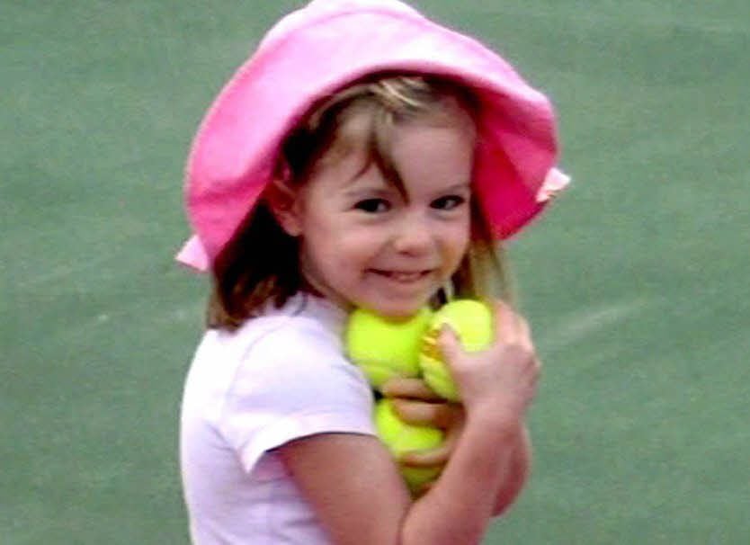 Madeleine McCann vor ihrem Verschwinden im Mai 2007.